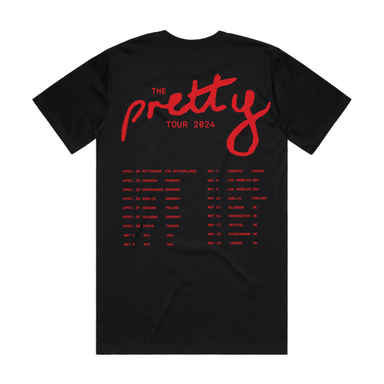 Pretty 2024 Tour T-Shirt Black