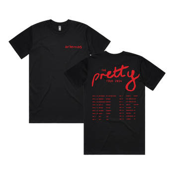 Pretty 2024 Tour T-Shirt Black